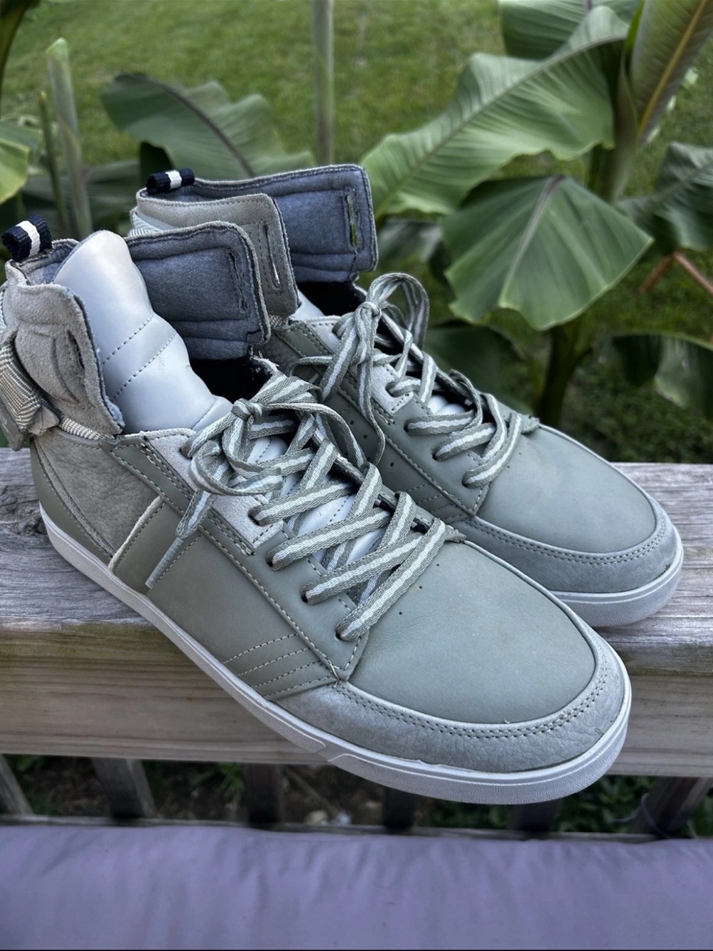 DC ADMIRAL WT HI LIFE COLLECTION SNEAKER MEN SHOES CEMENT/GREY GREEN SIZE 11